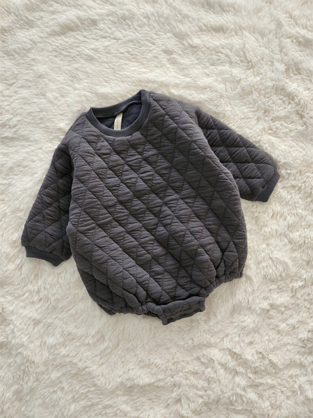 Baby Quilted Bubble Romper (6-24m) -2 Colors