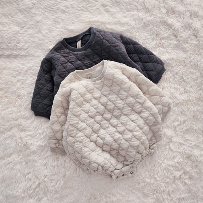 Baby Quilted Bubble Romper (6-24m) -2 Colors - AT NOON STORE