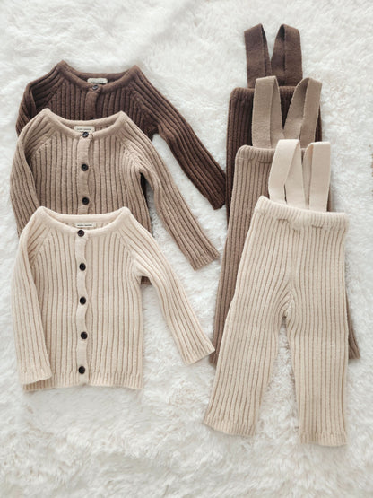 Baby Rib-Knit Cardigan (8-24m) - 3colors - AT NOON STORE