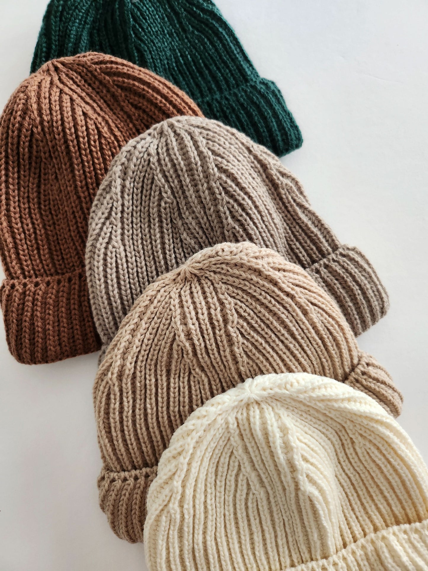 Baby Short Rib-Knit Beanie (0-3y) - 5 Colors - AT NOON STORE