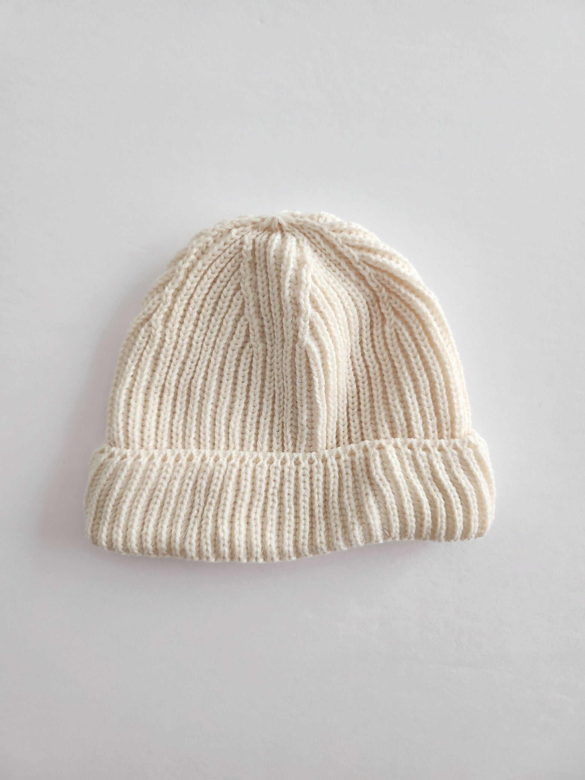 Baby Short Rib-Knit Beanie (0-3y) - 5 Colors - AT NOON STORE
