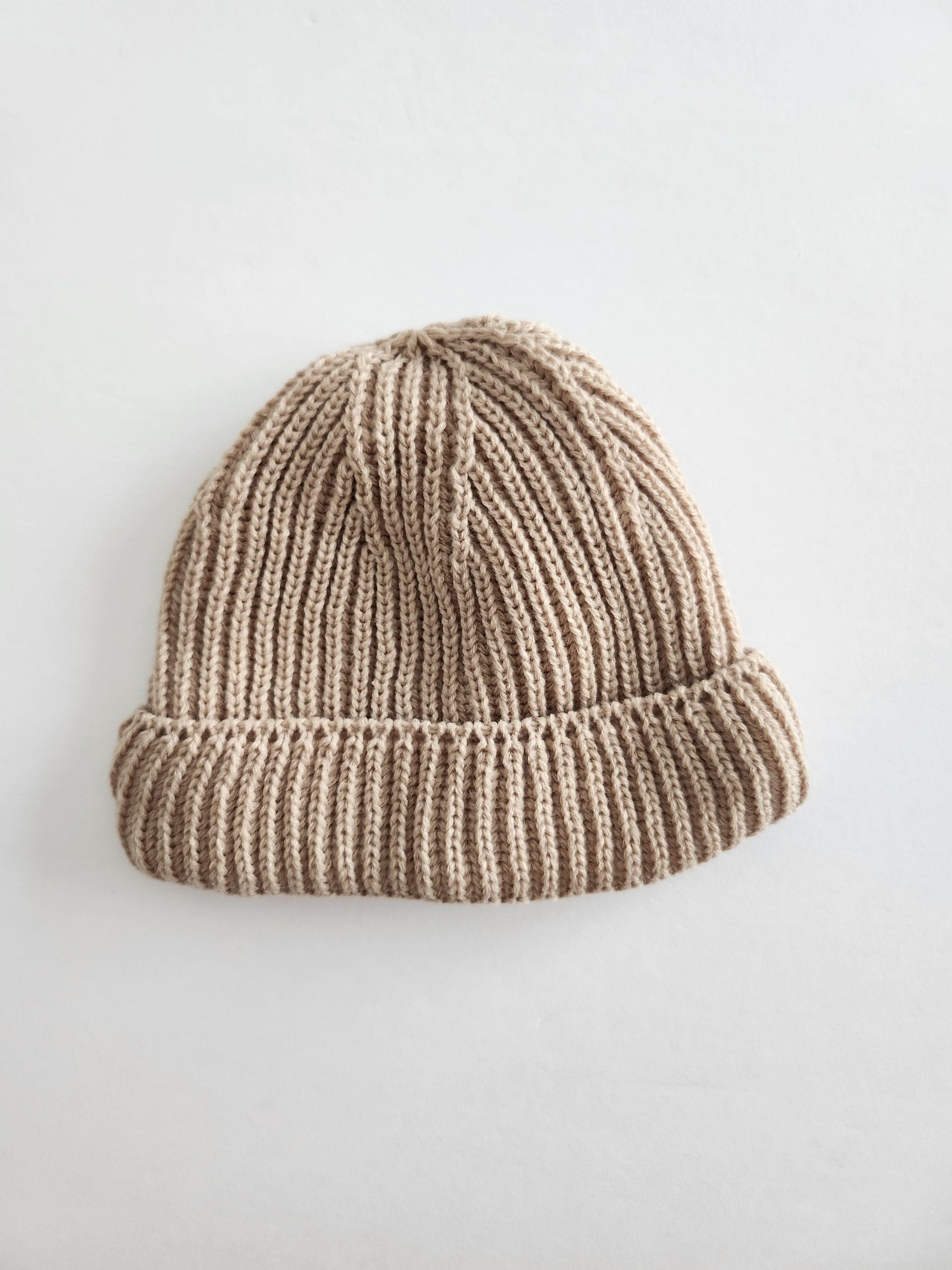 Baby Short Rib-Knit Beanie (0-3y) - 5 Colors - AT NOON STORE