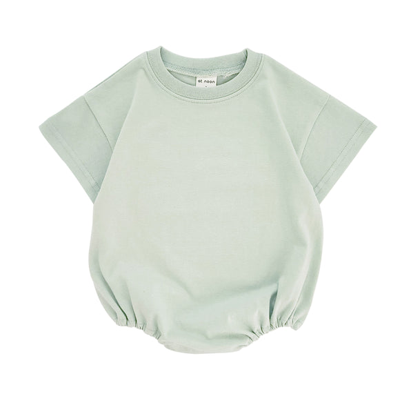 Baby T-Shirt Romper (0-24m) - Light Mint