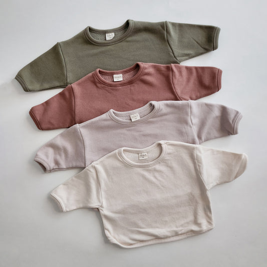 Baby Toddler Bella Sweatshirt (3-6m, 4-6y) - 4 Colors - AT NOON STORE