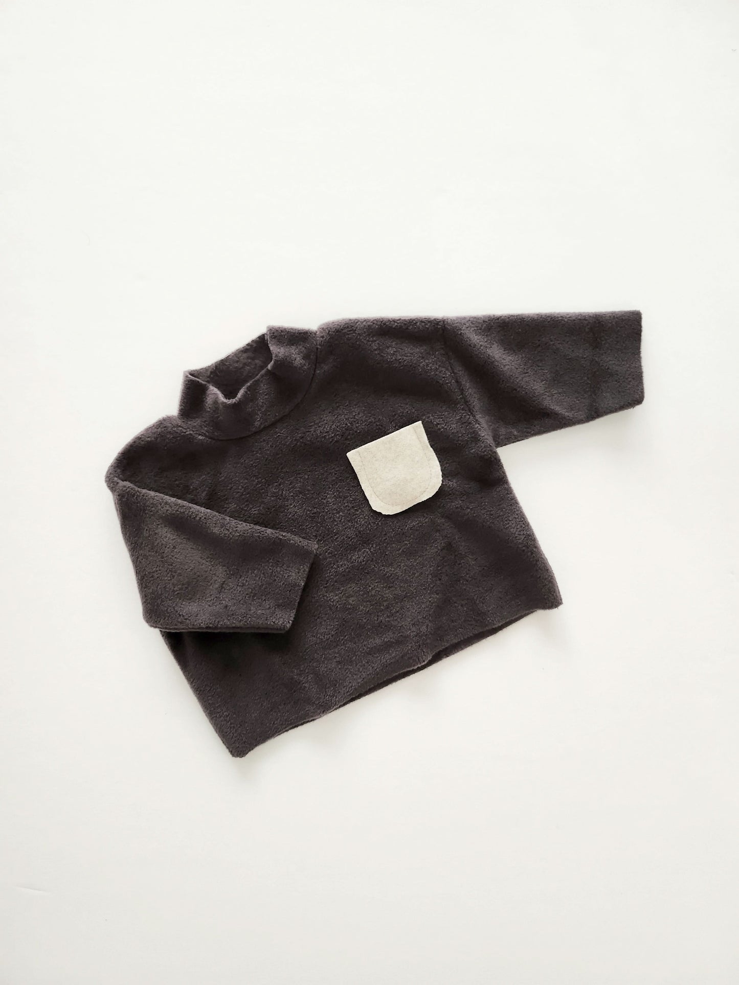 Baby Toddler Nunu Soft Fleece Pocket Top (3m-6y) - 3 Colors - AT NOON STORE