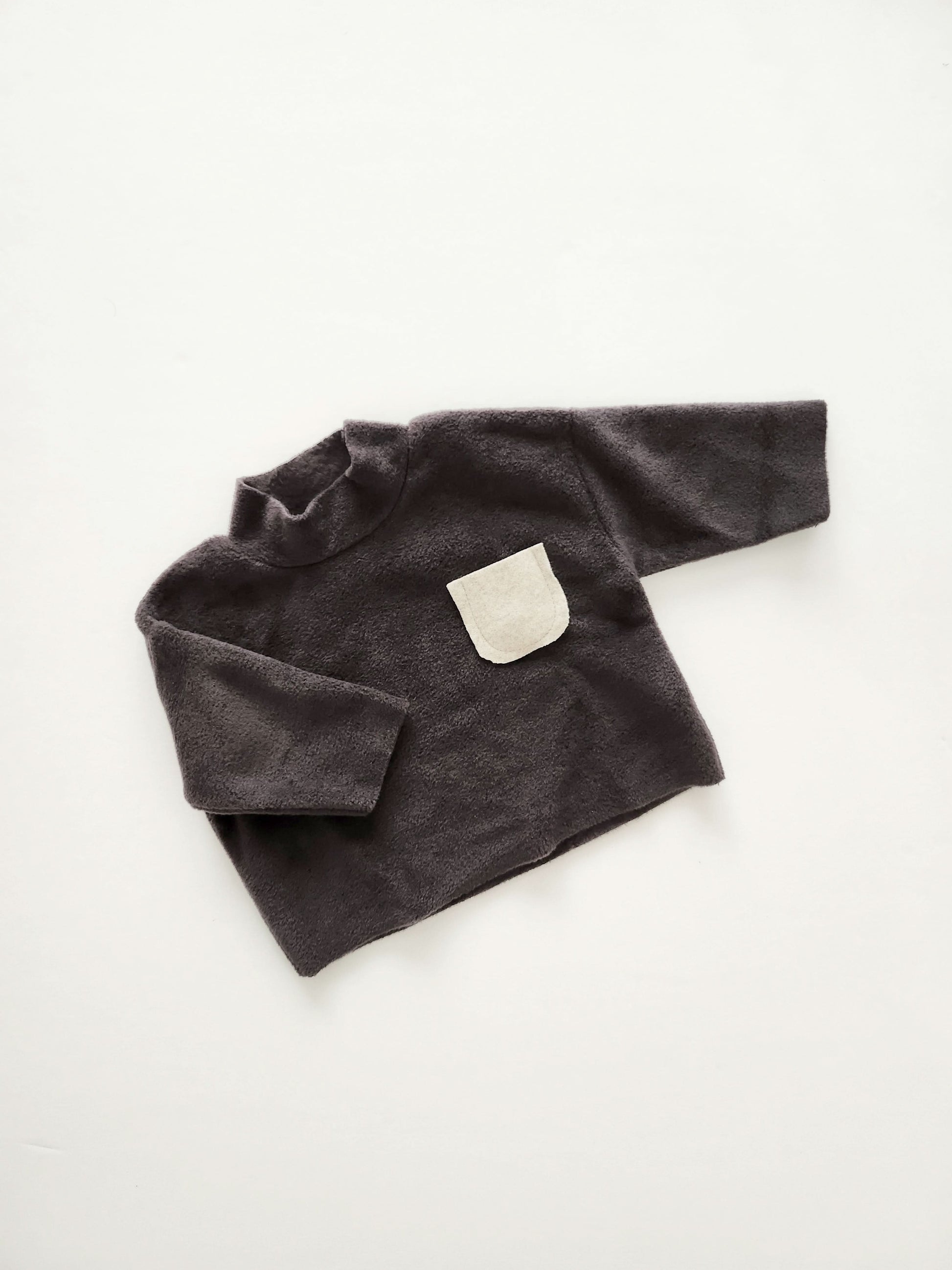 Baby Toddler Nunu Soft Fleece Pocket Top (3m-6y) - 3 Colors - AT NOON STORE