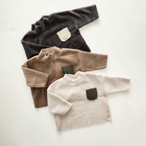 Baby Toddler Nunu Soft Fleece Pocket Top (3m-6y) - 3 Colors
