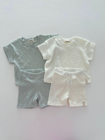 Baby/Toddler Aosta Ribbed Short Sleeve Top (3m-5y)- 2 Colors - AT NOON STORE