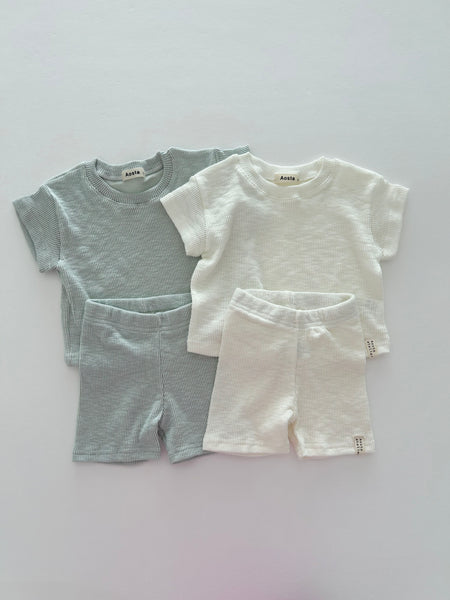 Baby/Toddler Aosta Ribbed Short Leggings (3m-5y)- 2 Colors