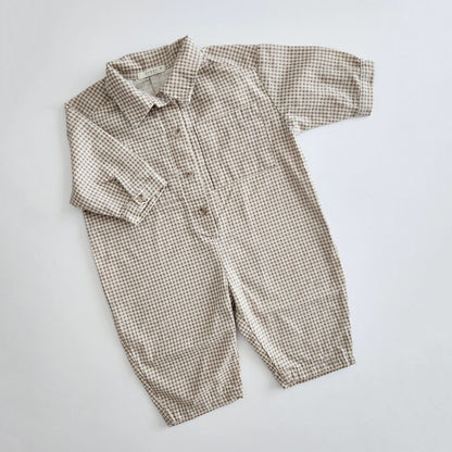 Baby/Toddler Collar Jumpsuit (3m-5y) - 2 Colors - AT NOON STORE