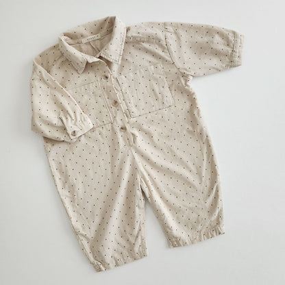 Baby/Toddler Collar Jumpsuit (3m-5y) - 2 Colors - AT NOON STORE