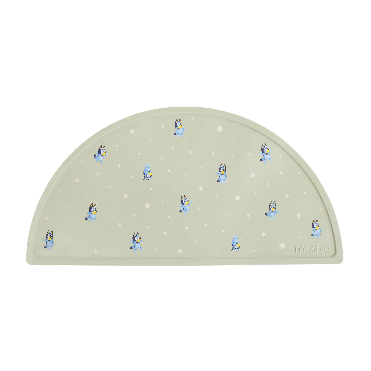 Bluey x Mushie Silicone Placemat - Bluey Sage