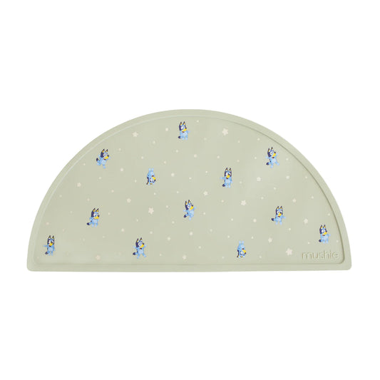 Bluey x Mushie Silicone Placemat - Bluey Sage - AT NOON STORE