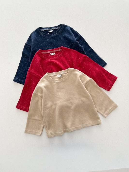 Toddler F26 Confetti Long Sleeve Top (3-10y) - 3 Colors