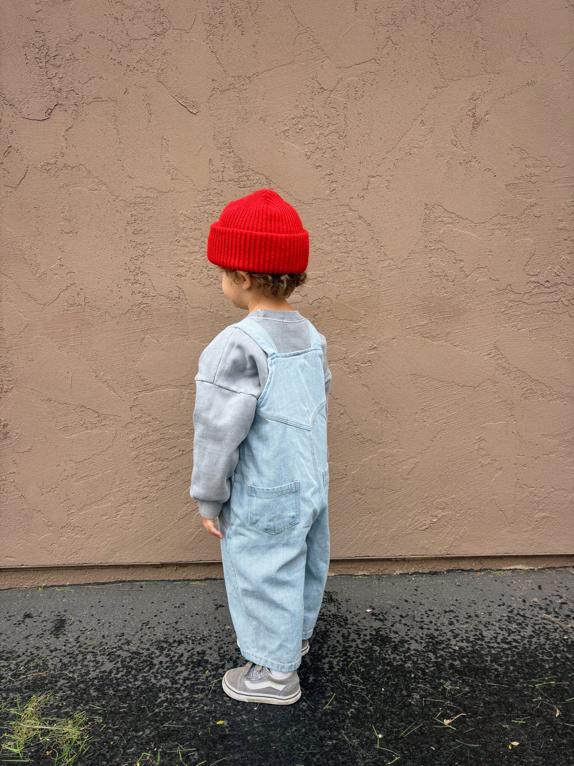 Toddler Denim Overalls (1-7y) - Blue - AT NOON STORE