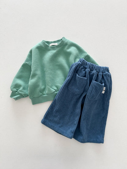 Kids W26 Warm Long Sleeve Sweatshirt (10m-10y) - 2 Colors
