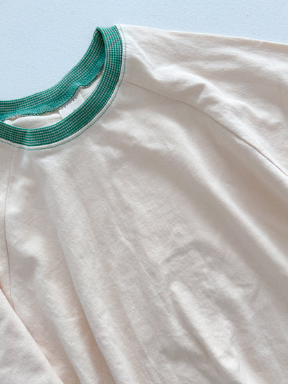 Toddler SP26 Raglan Long Sleeve Top (2-7y) - Cream - AT NOON STORE