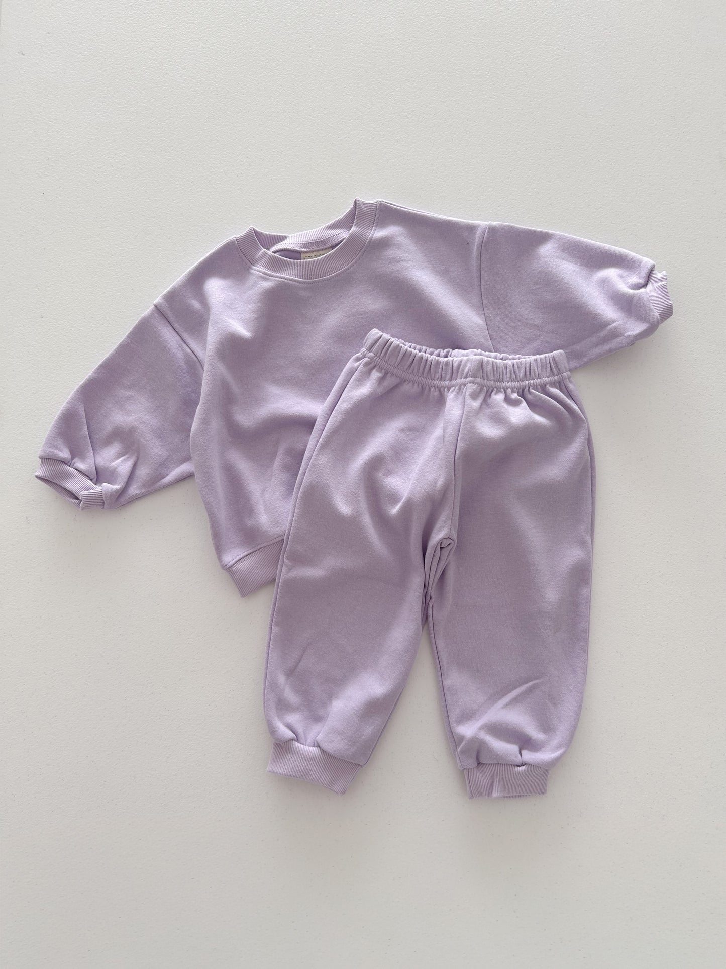 Kids Soy F26 Basic Long Sleeve Sweatshirt and Jogger Pants Set (1-7y) - 5 Colors