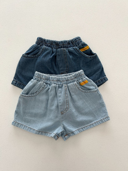 Baby Toddler SS26 Denim Shorts (4m-6y) - 2 Colors - AT NOON STORE