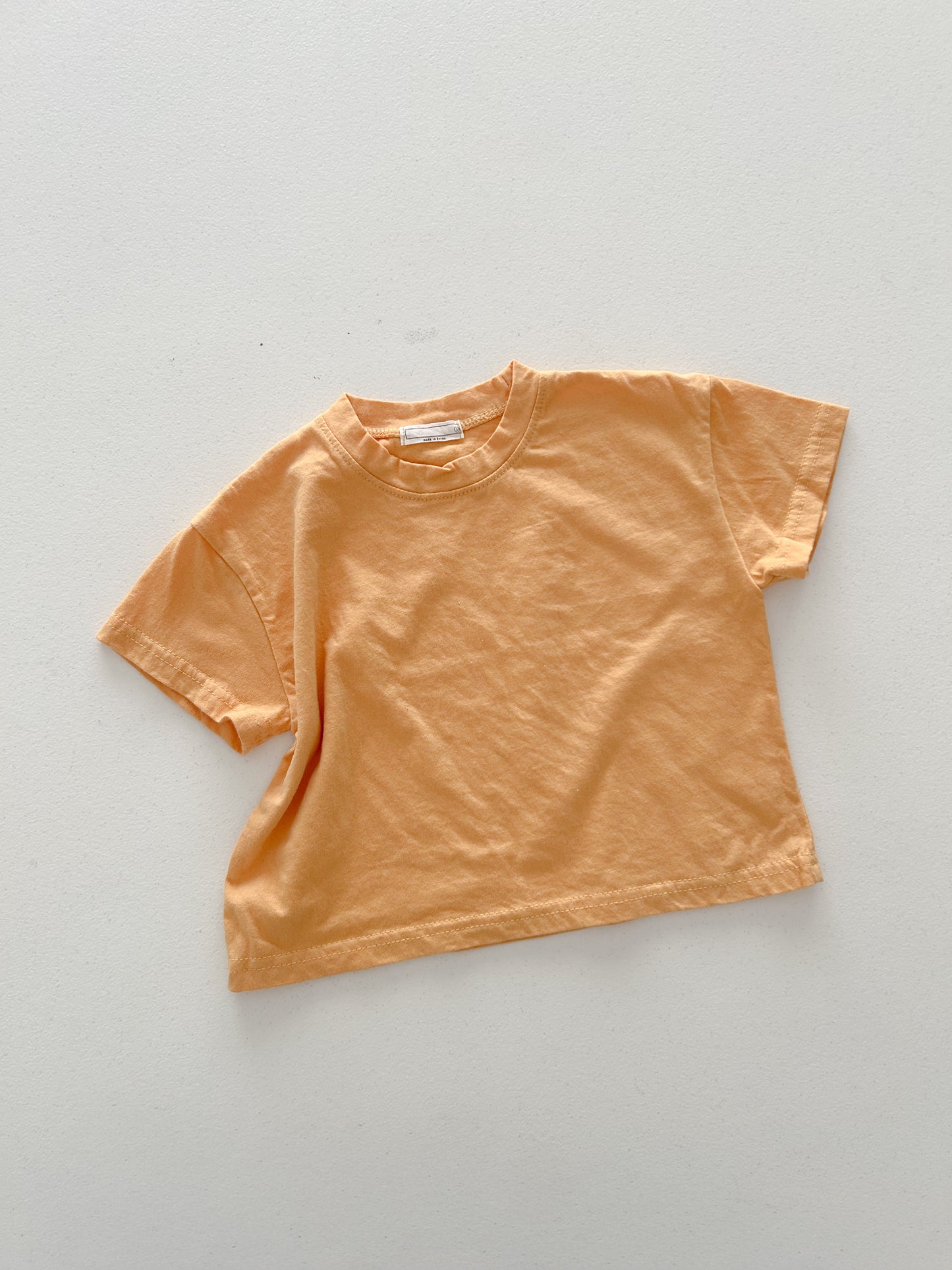 Toddler SS26 Basic Short Sleeve Top (4m-6y) - 4 Colors - AT NOON STORE