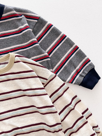 Toddler F26 Stripe Long Sleeve Knit Top (3-10y) - 2 Colors