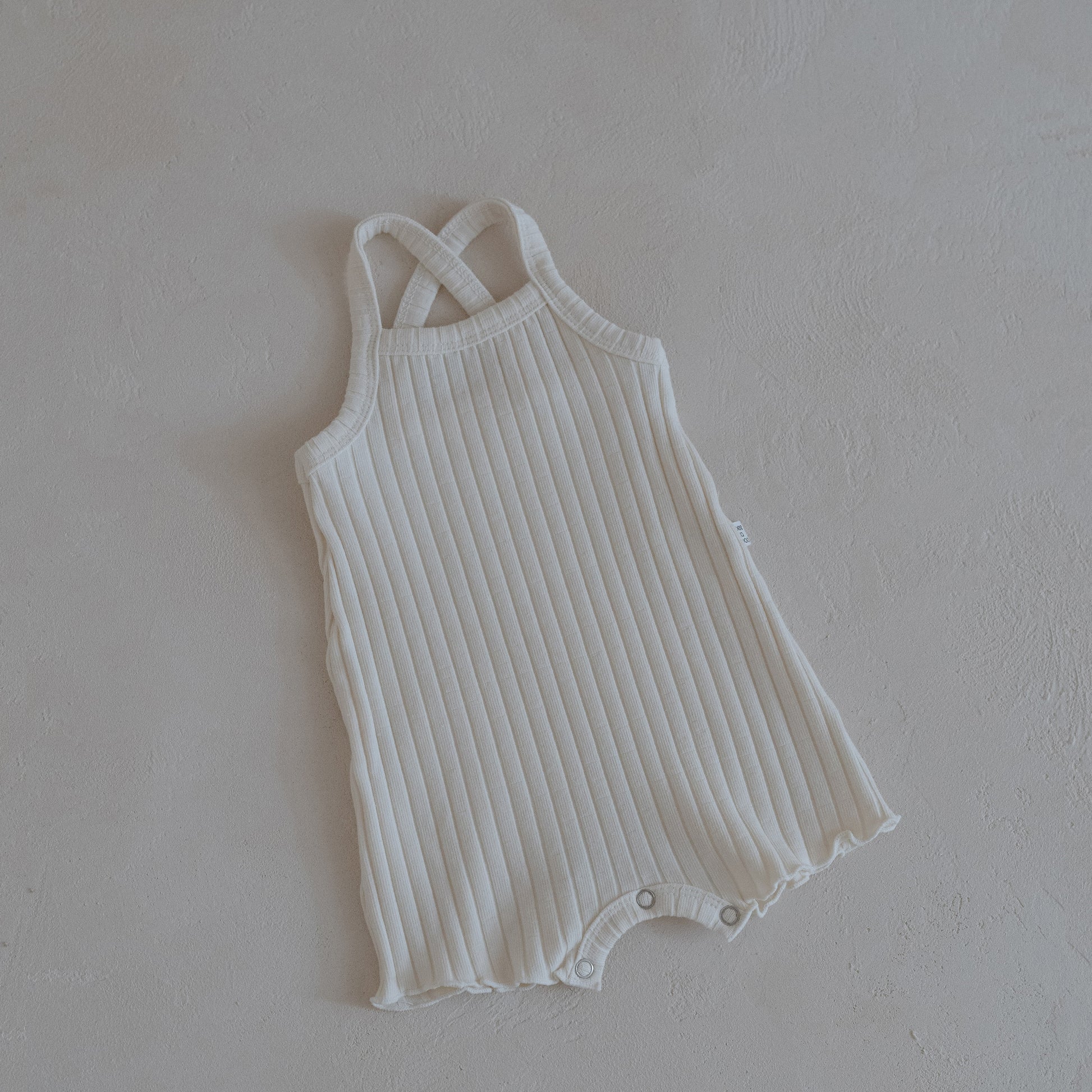 Baby Cotton Ribbed Sleeveless Bodysuit (3-18m)- 6 Colors - AT NOON STORE