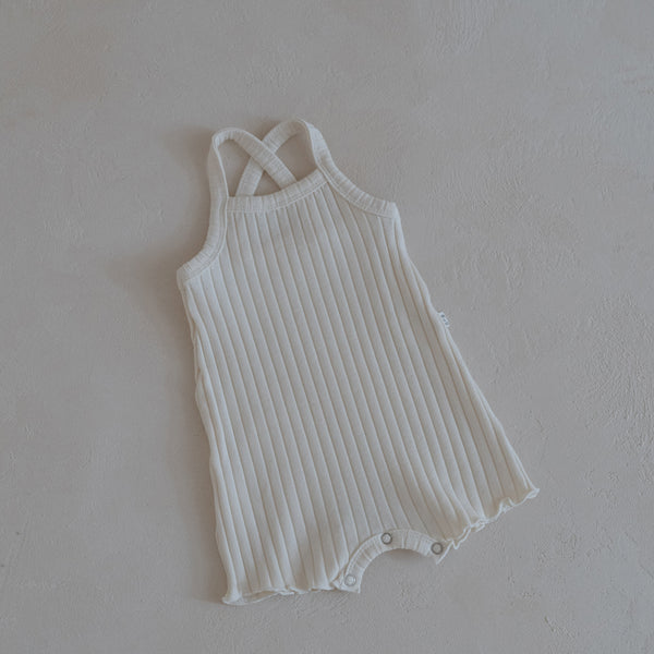 Baby Cotton Ribbed Sleeveless Bodysuit (3-18m)- 6 Colors