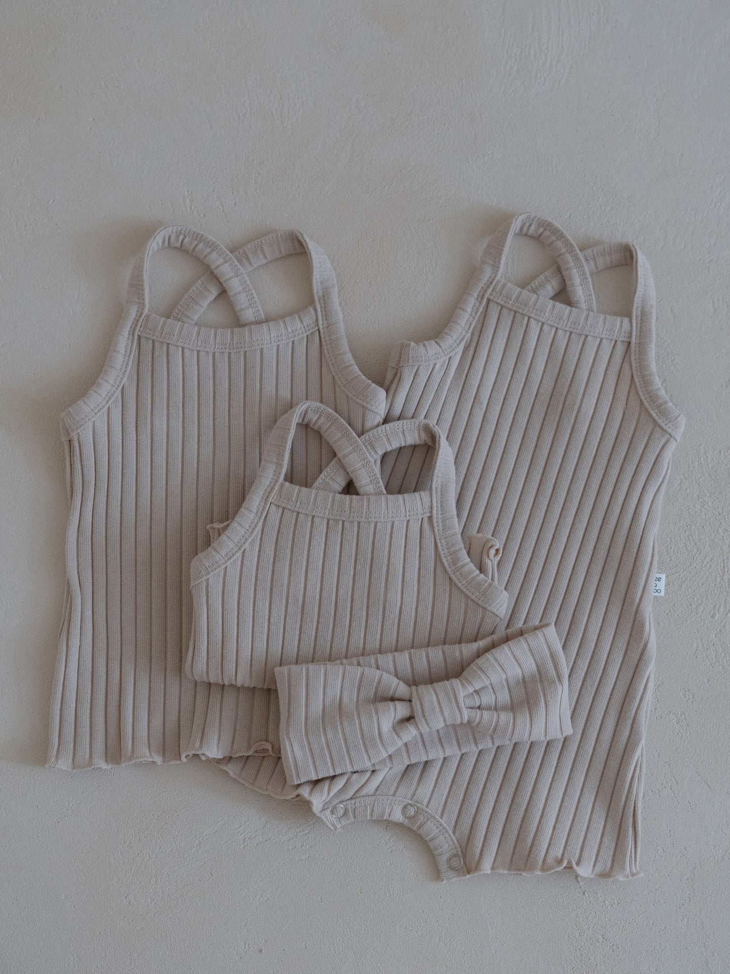 Baby Cotton Ribbed Sleeveless Bodysuit (3-18m)- 6 Colors - AT NOON STORE