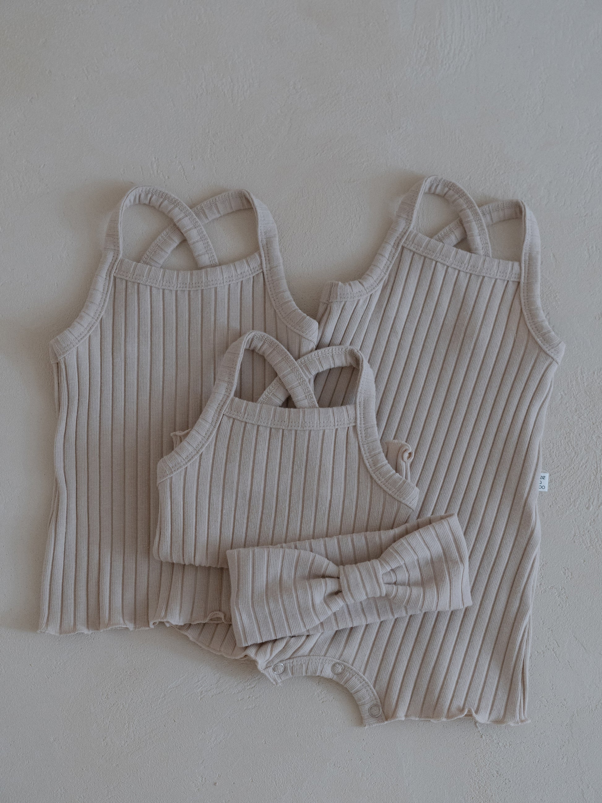 Baby Cotton Ribbed Sleeveless Bodysuit (3-18m)- 6 Colors - AT NOON STORE