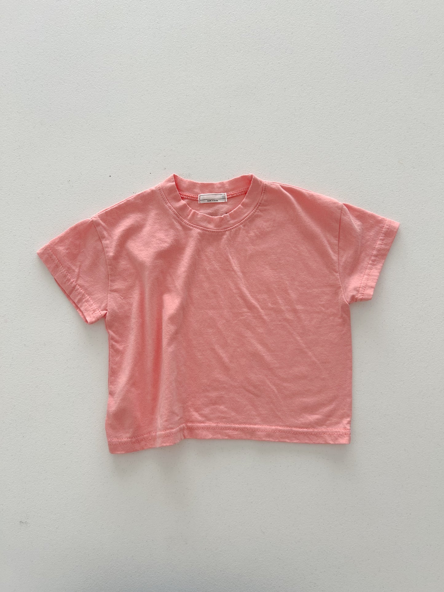 Toddler SS26 Basic Short Sleeve Top (4m-6y) - 4 Colors - AT NOON STORE