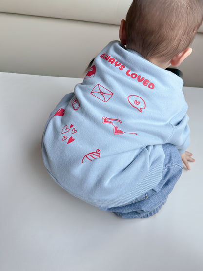[PRE-ORDER] At Noon Always Loved Sweatshirt (6m-6y) - 3 Colors