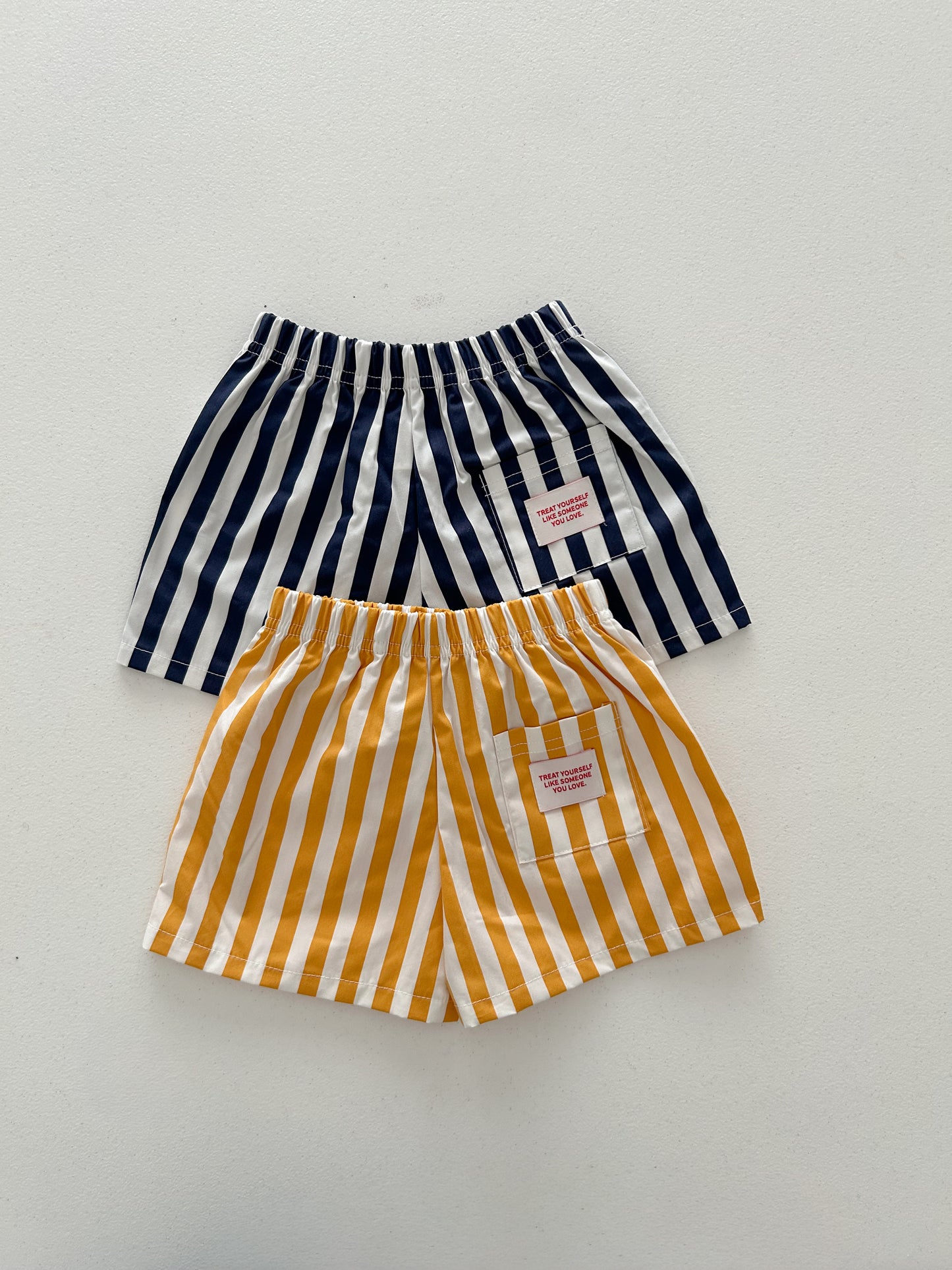 Toddler SS26 Stripe Shorts (4m-6y) - 2 Colors - AT NOON STORE