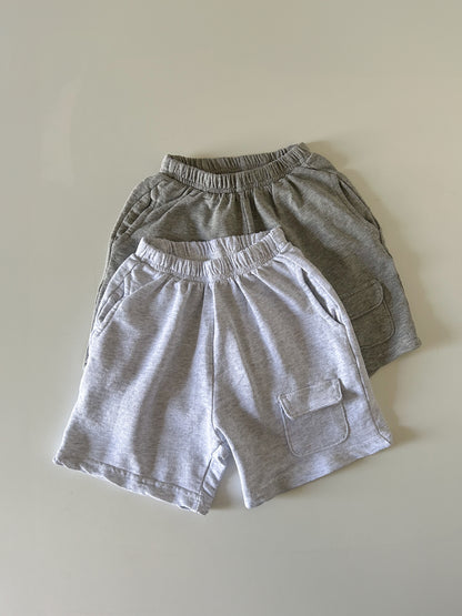 Toddler Bella SS25 Front Pocket Knee-Length Sweat Pants (1-6y) - 2 Colors