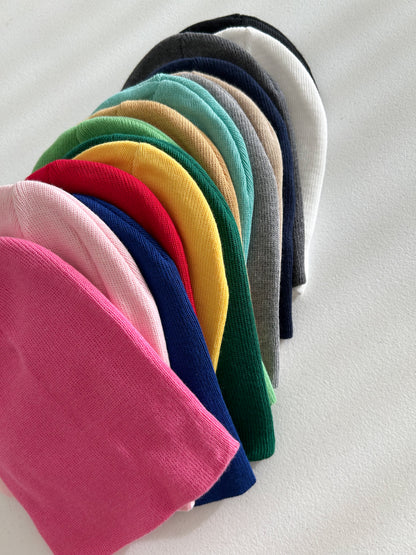 Toddler Cotton Beanie (1-3y) - 15 Colors