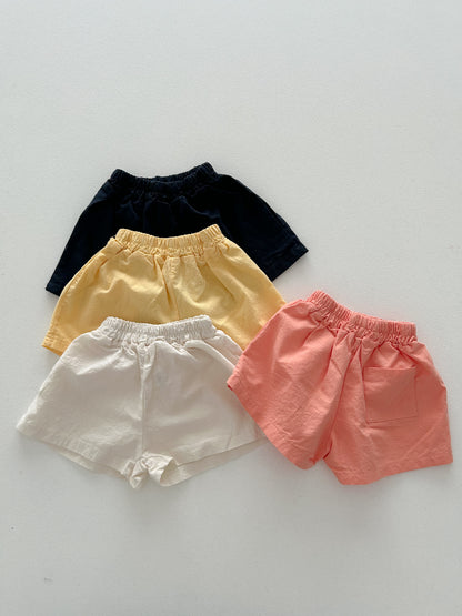 Toddler SS26 Basic Shorts (4m-6y) - 4 Colors - AT NOON STORE