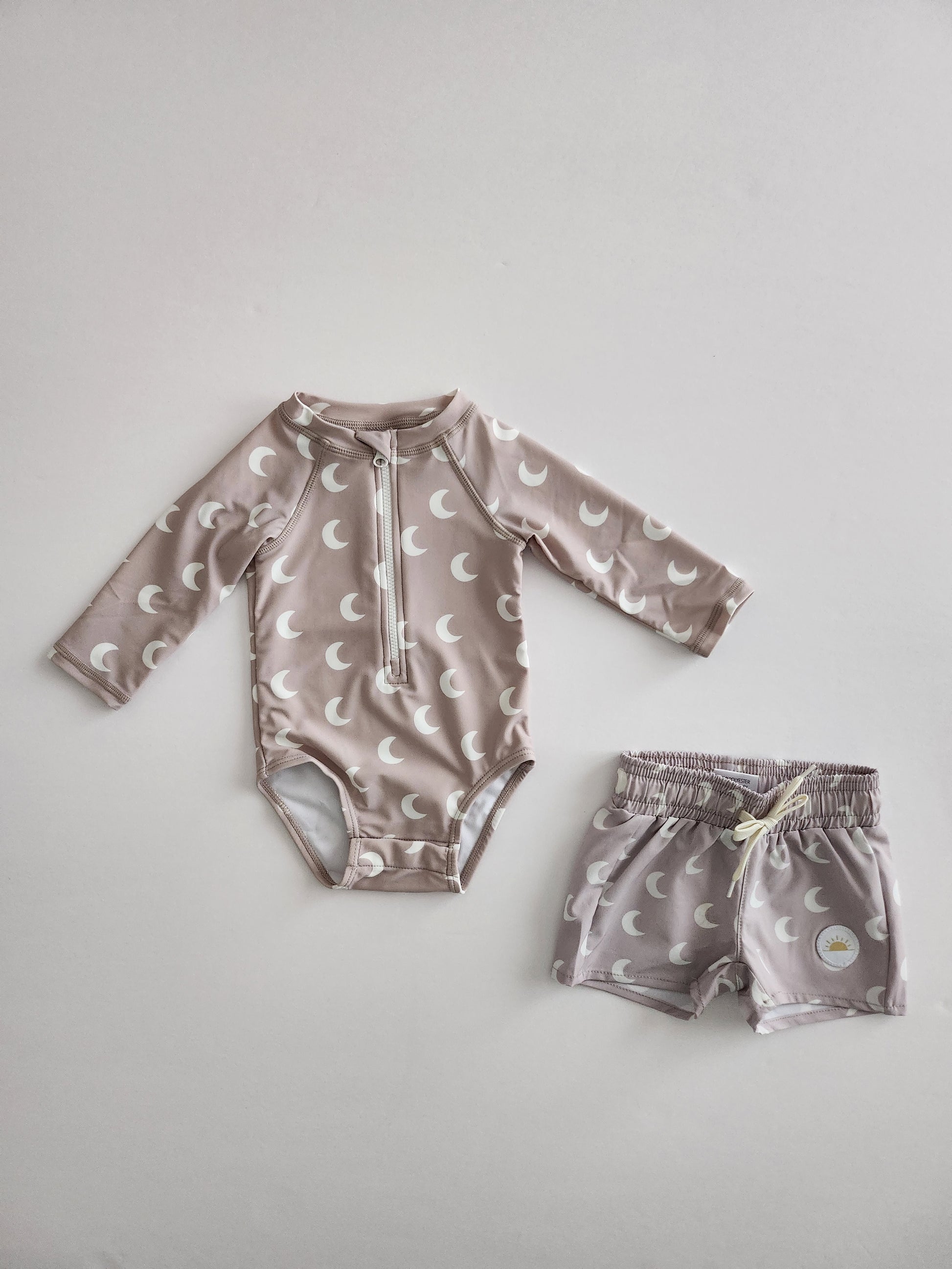 Boy's Boardshort | Moons (0-5y) - AT NOON STORE