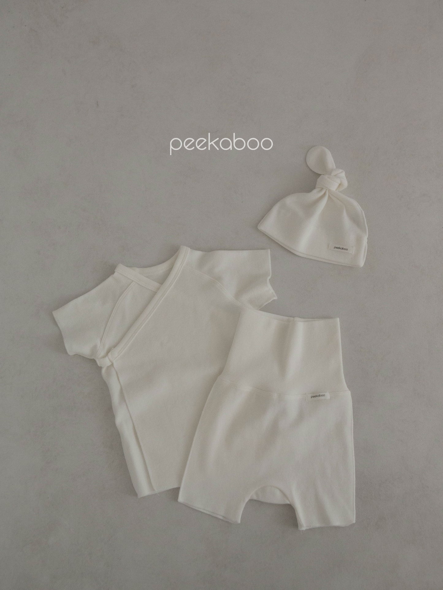 Newborn Summer 3 Piece Cotton Set (0-3m) - 4 Colors - AT NOON STORE