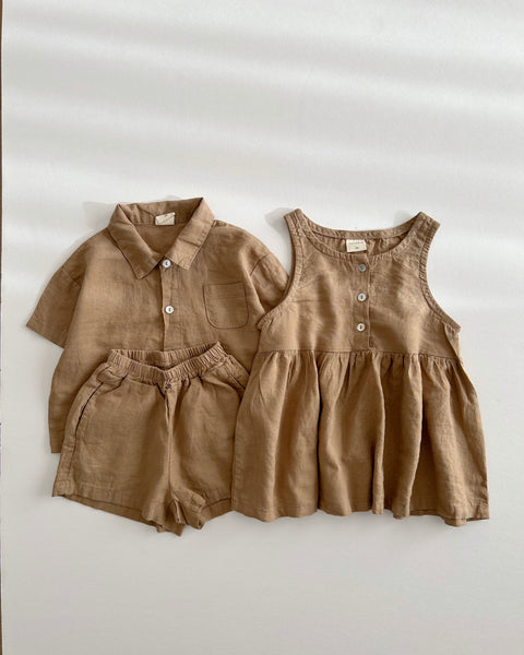 Toddler Bella Short Sleeve Shirt and Shorts Set (3m-5y) - AT NOON STORE