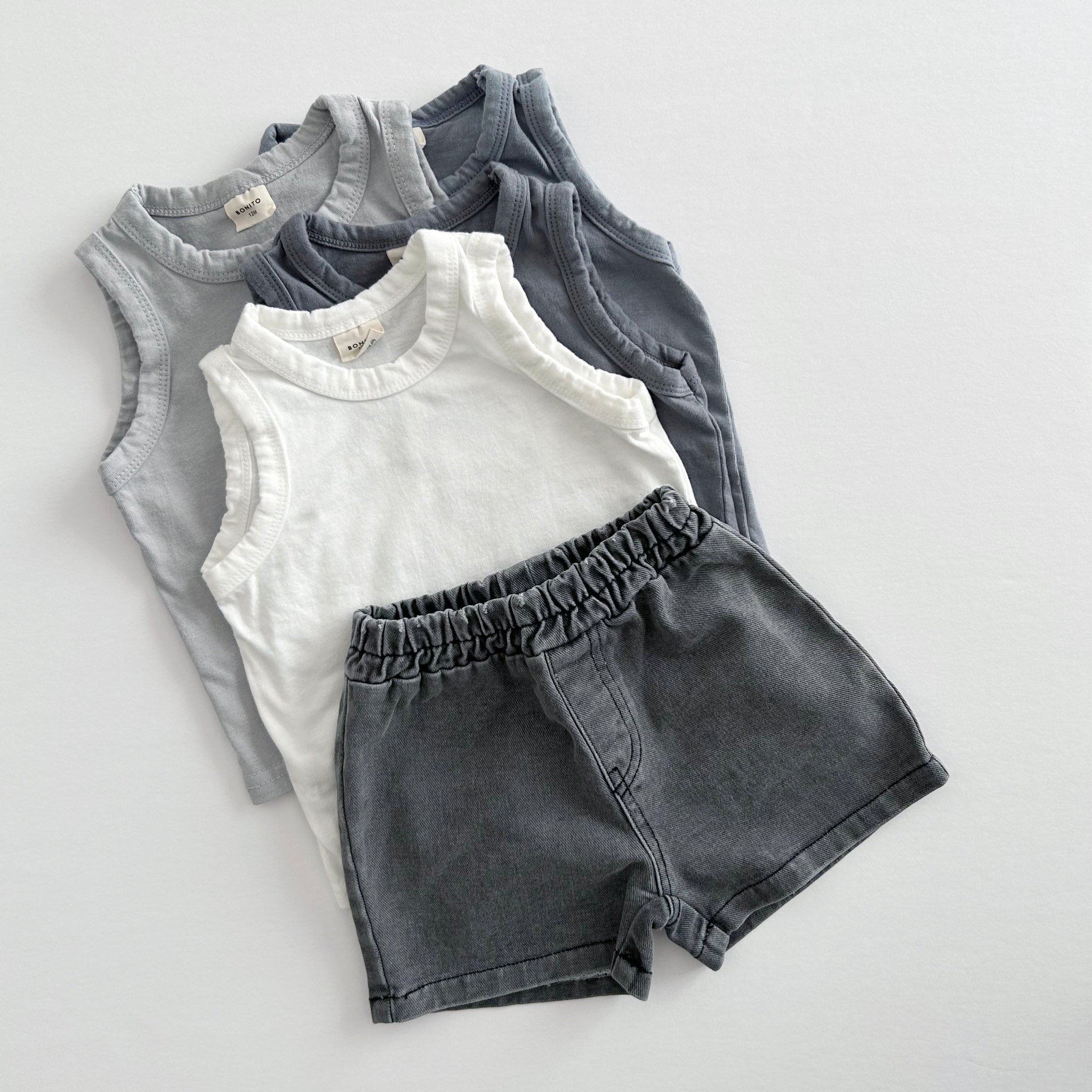 Toddler Denim Shorts (6m-5y) - Black