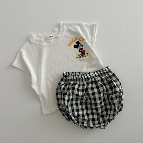 Baby Disney T-Shirt and Bloomer Shorts Set (3-12m) - 3 Colors