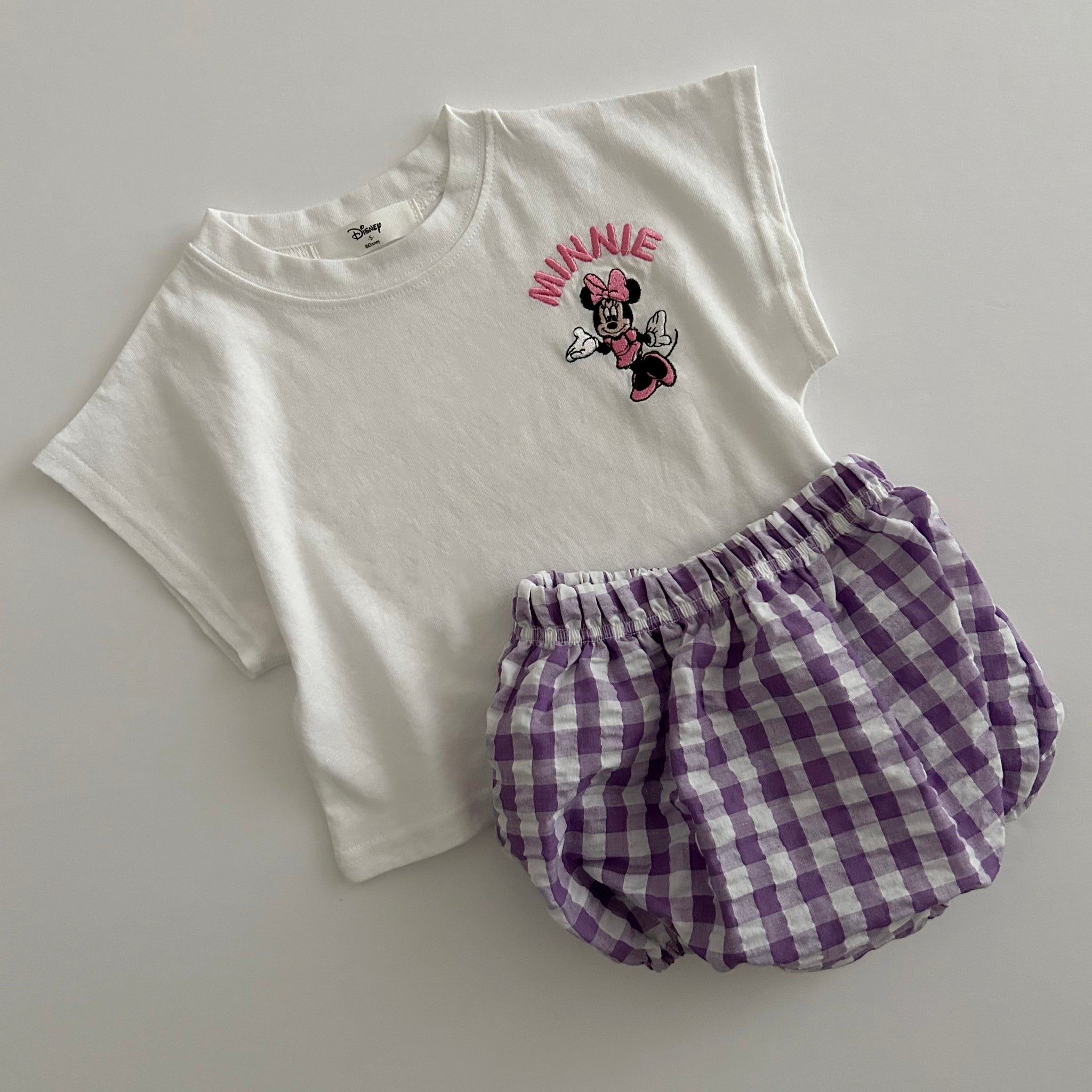 Baby Disney T-Shirt and Bloomer Shorts Set (3-12m) - 3 Colors