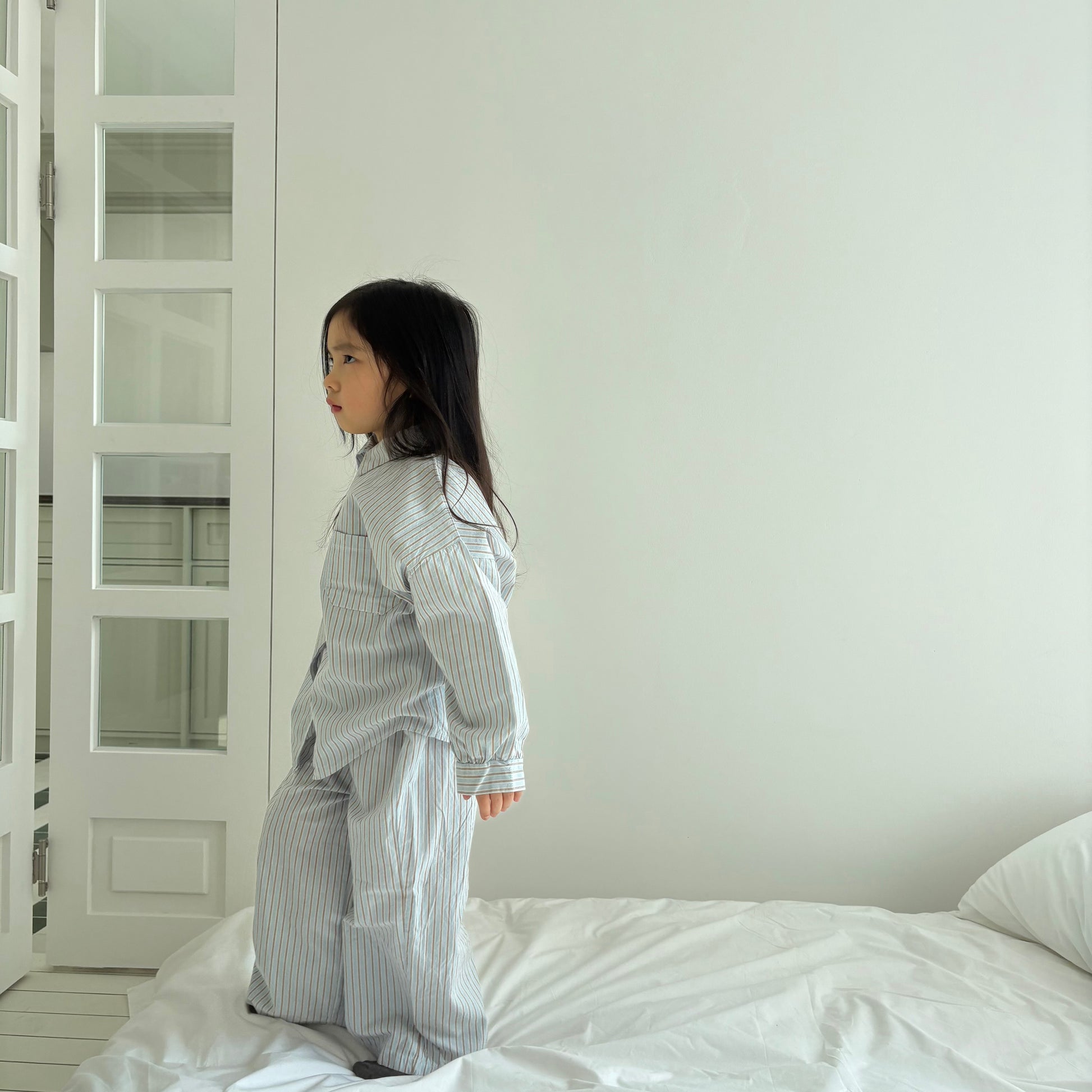 Toddler SP26 Stripe Pull-On Pants (1-7y) - 2 Colors - AT NOON STORE