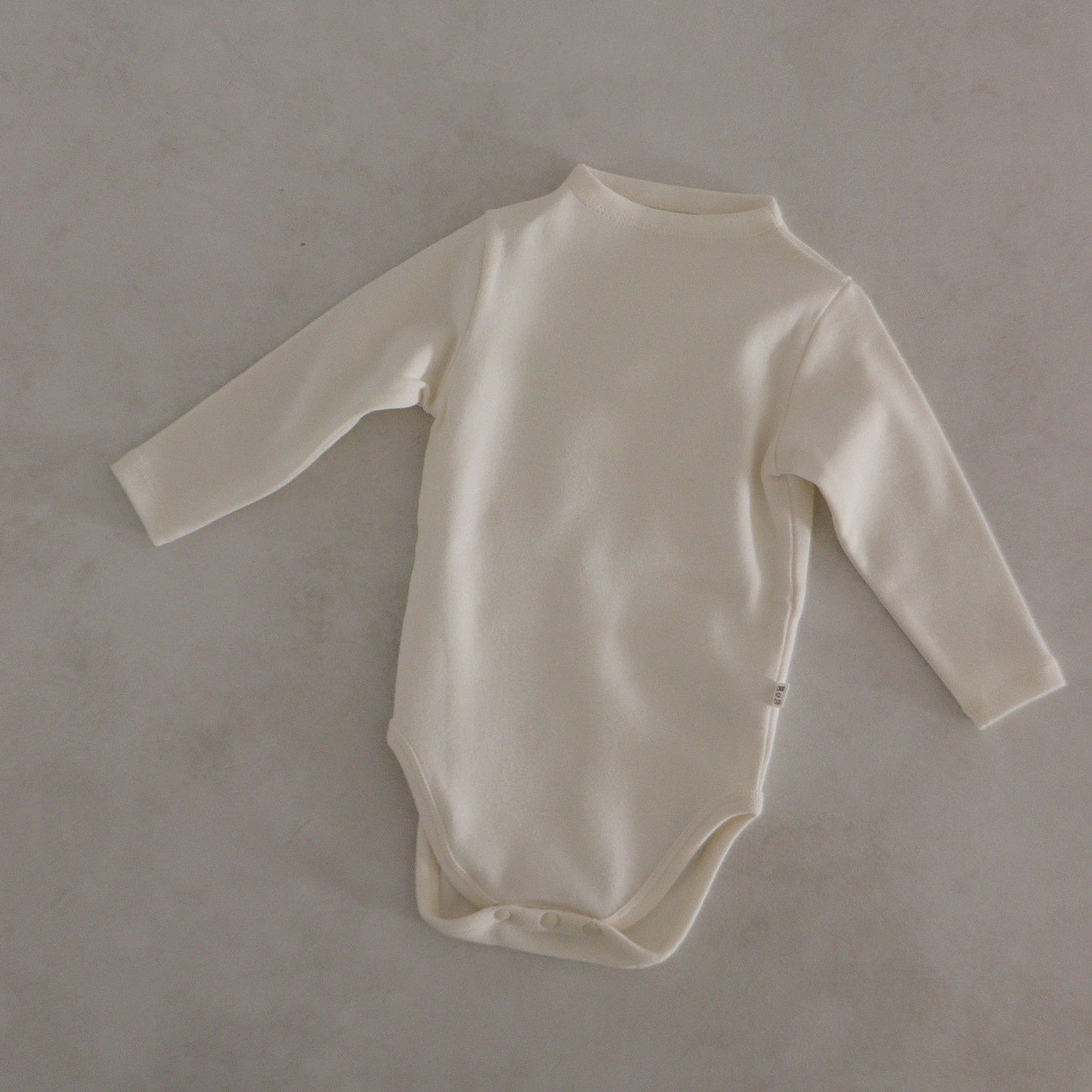 Baby Mockneck Bodysuit  (3-18m)- Cream - AT NOON STORE