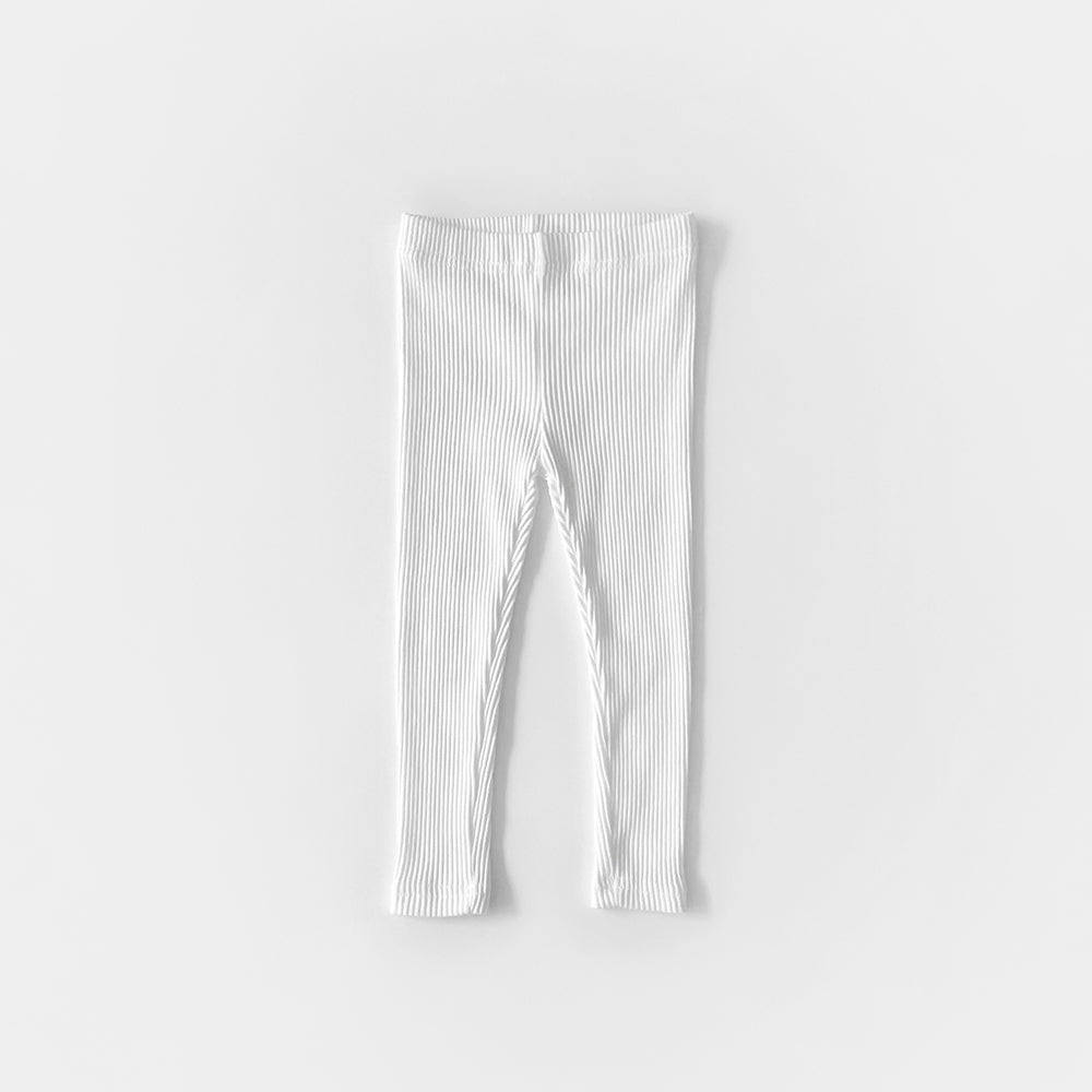 Kids Ribbed Basic Leggings (2-9y) - 9 Colors - AT NOON STORE