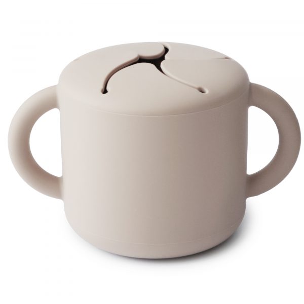 Mushie Snack Cup (Ivory)