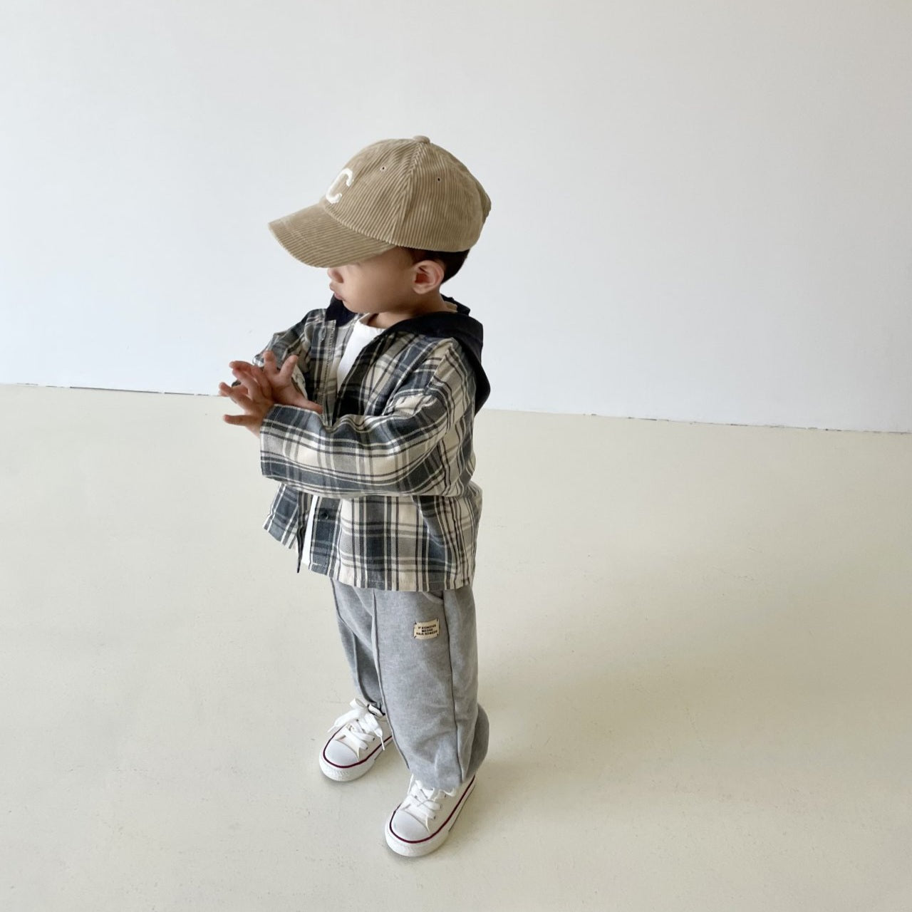 Toddler Plaid Hooded Shirt Jacket (1-6y) - 2 Colors - AT NOON STORE