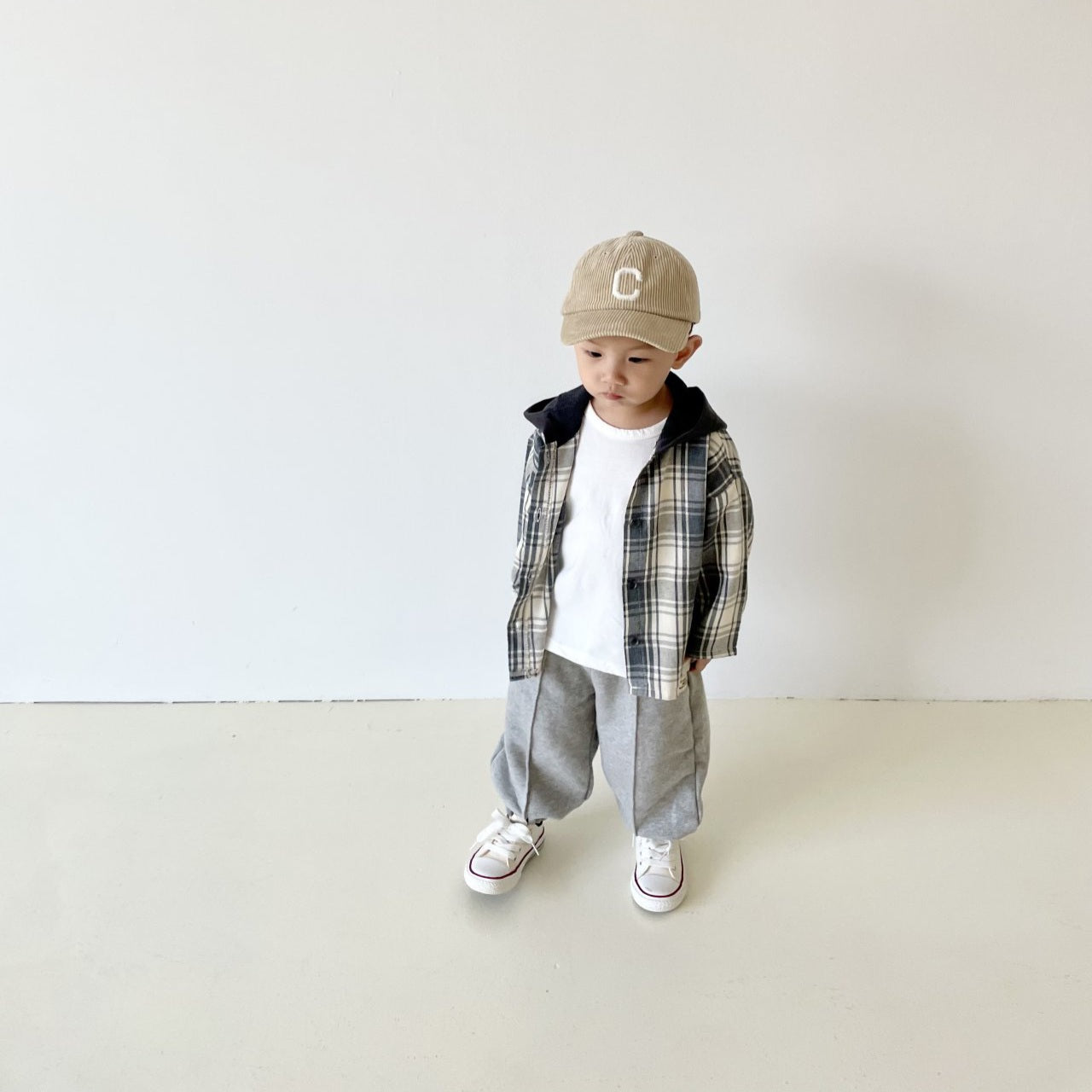 Toddler Plaid Hooded Shirt Jacket (1-6y) - 2 Colors - AT NOON STORE