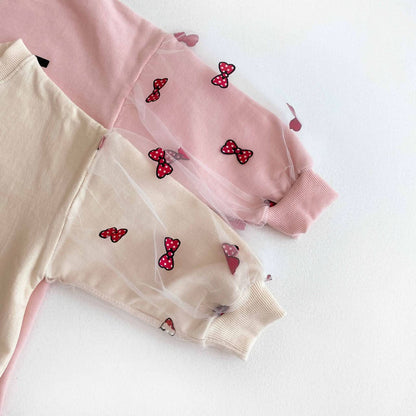 Toddler Puff Sleeve Minnie Dress (2-6y) - 2 Colors - AT NOON STORE