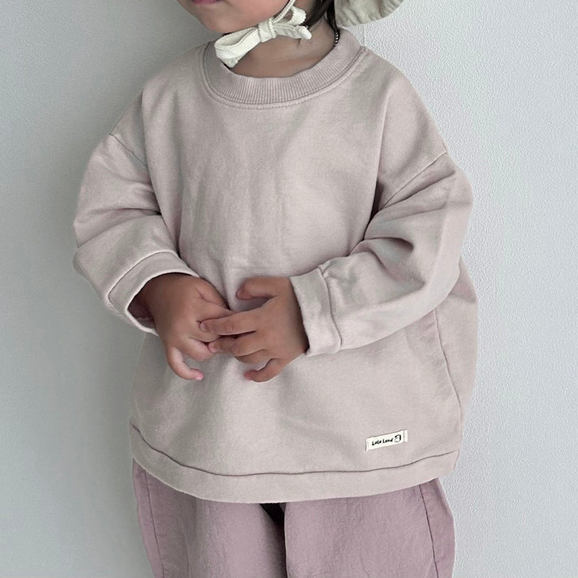 Baby Land Soft Cotton Sweatshirt (4-15m) - 4 Colors - AT NOON STORE