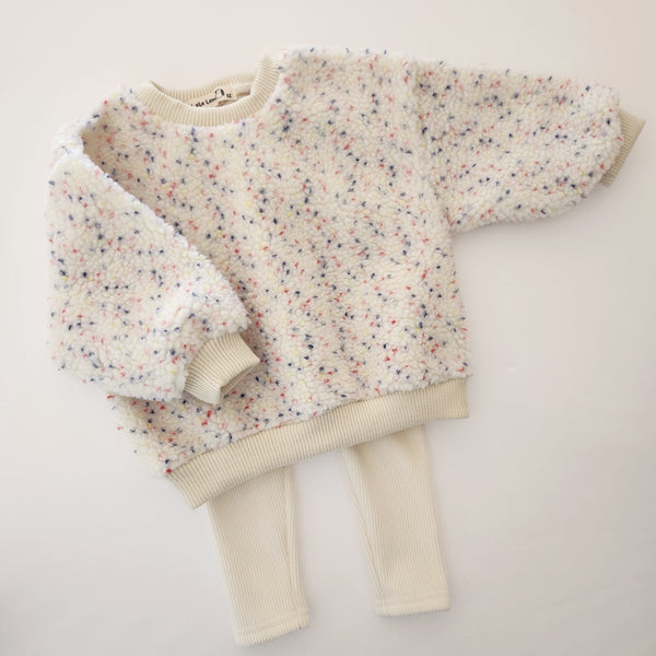 Kids Land Confetti Sherpa Top (1-6y) - 2 Colors